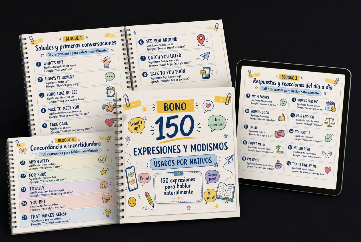 Bono #5 — 150 Expresiones y Modismos